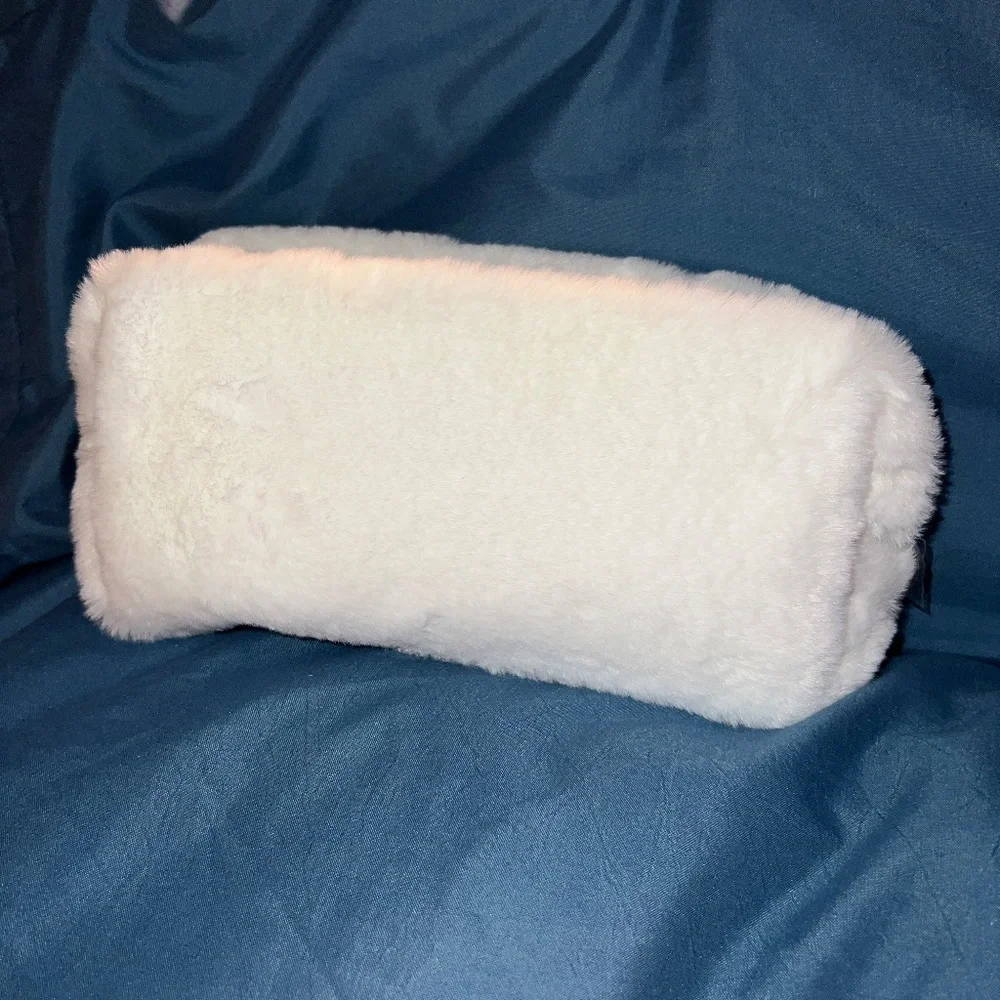 NIB by Terry White Faux Fur Makeup Pouch x 2